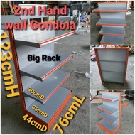 Big Rack 2nd Hand Wall Gondola Rack Tepi,Rack Supermarket, Rack Mini Market, Farmasi, Kedai Runcit