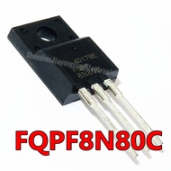 10PCS FQPF8N80C TO 220F 8N80C 8N80 TO 220 FQPF8N80 TO220 new MOS FET transistor