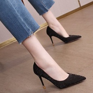 WYL New styles for summer 2022 Vintage texture fashion pointed toe high stiletto shoes NX115