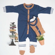 Newborn Alpaca & Bear Romper Sleepsuit by Ichigo