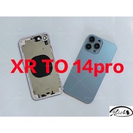 For Iphone XR Like 14 Pro Housing XR Up To 14 Pro Housing Back DIY Back Cover Housing Battery Middle