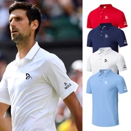 New tennis suit men's Federer white sport polo shirt casual short sleeved custom T-shirt