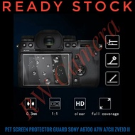LAYAR PET Screen Guard sony A7IV A7CII A6700 ZVE10 II Anti-Scratch LCD Screen Protector Screen Prote