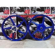 ENKEI NVX155 AEROX155 ENKEI A5 522 Sprot Rim 17inch 1.6/1.6 SP522 MODEL (BLUE ) NVX 17INCH SPORT RIM