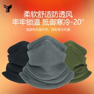 Winter Outdoor Cycling Bib Warm Face Mask Fleece Bib Sports Windproof Coldproof Thick Warm Neck Cove