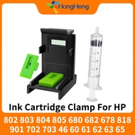3in1 Ink Refill Cartridge Clip for HP 802 803 804 805 680 682 678 818 901 702 703 46 60 61 62 63 65 