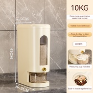 5KG/10KG Rice Dispenser Nano Bucket Insect Moisture Proof Food Storage Container FREE Rice Cup
