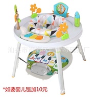 Baby Fitness Jump Chair Multifunctional Electronic Keyboard Baby Puzzle Gaming Table  Children's Happy Study Table