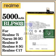realme 5000mAh BLP803 Battery for Realme 7i Narzo 30 5G Realme 9 Realme 8 5G Realme C17