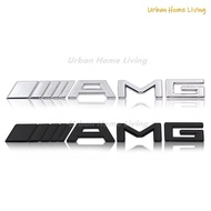 AMG 3D Metal Mercedes Benz AMG Line Emblem Rear Tail Trunk Emblem (Ready Stock)
