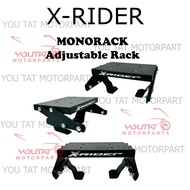 X-RIDER LC135 V2-V7 LC135 NEW ADJUSTABLE REAR RACK MONORACK LIPAT RACK