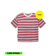 MULTI STRIPED JERSEY T-SHIRT - RED (KIDS)