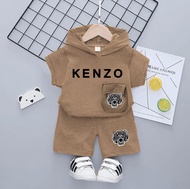 PROMO Baju anak laki laki 6bulan-5th stelan kaos kupluk anak laki-laki stelan hoodie kupluk anak lak