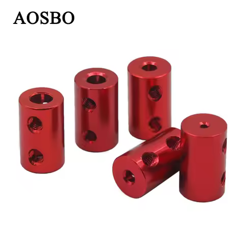 Aluminum Alloy Coupling D12 L20 Red Rigid Top Line Coupling 2/3/3.17/4/5/6mm CNC Claw Shaft Stepper 