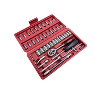 Shock wrench set 46 PC Socket Set 1/ 4" Socket Tool Kit Pas B82 Socket Wrench Set 46 pcs Car Motorcy