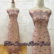 Tulle/Tile/Tille Celline Sequin Sequin Spangel/ Premium Sequin Sequin Dress Kebaya Dress