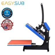 38 X38CM HEAT PRESS MACHINE BLUE WITH SLIDER