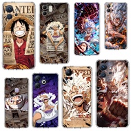 For Infinix S5 Smart 4 X653 6 X6511B Zero 8 X NEO Anime One Piece Luffy 4Y14 TPU soft silicone trans