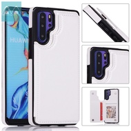 Ốp Lưng Dành Cho Huawei P30 / P30 Pro / P30 Lite Có Ngăn Đựng Thẻ PU Da Chân Đế Đôi Từ Tính Vỏ Chống