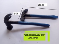 Palu Kambing Full besi anti copot - Palu full besi baja - palu baja asli