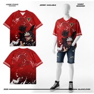 Black clover anime jersey japan anime jersey/ band jersey/ vintage jersey/ retro jersey/ blockore je