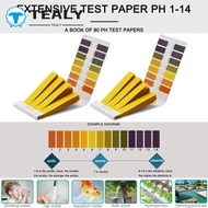 TEALYMY 80 Strips/pack Professional PH Test Strips, Indicator Paper Acidic Alkaline Litmus Tester Pa