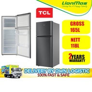TCL 165L 2 Door Refridgerator - Peti Sejuk - Fridge Freezer