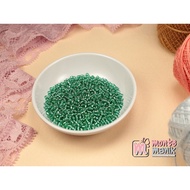 HIJAU 10 Grams Matsuno Sand Beads 11 oz Green 50-A Montenik CraftTOSCA
