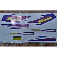 Dream 7-piece blue sticker set for dream car