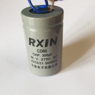 CD60 Motor Start Run Capacitor CD60 300UF 275VAC Starting capacitor 300UF 40*70