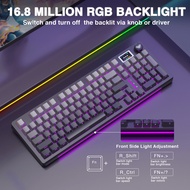 Aula S98 Pro Mechanical Keyboard Tri-Mode Wired Bluetooth 2.4G Wireless, Hot-Swappable RGB Backlit M