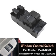 For Nissan NV200 HR16DE 1.6L L4 2009-2015 25401-JX30A Power Window Switch Lifter Button Car Accessor