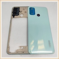 Full Housing Case For OPPO A53S 2020 CPH2139 CPH2135 Middle Frame Cover+Battery Back Cover Rear Door