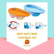 Baby Safe FB001 Twin Taste Bowl Set | Children's Food Container