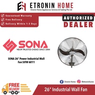 SONA 26" Power Industrial Wall Fan SIFW 6011