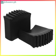 2 Pcs Foot Pads Ladder for Extension Ladders Step Rubber Feet 7.00X7.00X3.10CM Black
