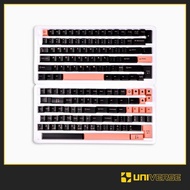 Keycap Anemones Black Pink ABS Doubleshot Profile Cherry 164 Buttons Mechanical Keyboard Black Pink 