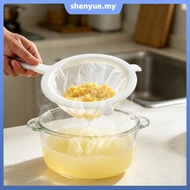 Food Yogurt Mesh Sieve Nylon Fine Sieve Colander for Honey Coffee Cheese Cottage Cheese for Kitchen 