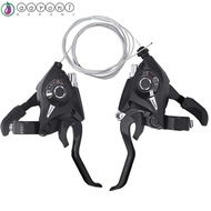 AARON1 Bicycle Shifter Levers, 3x7 21 Speed 3x8 24 Speed 21 Speed Bicycle Shifter, Thumb Gear Shift 