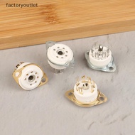FCMY 2 PCS 7pin B7G Ceramic Vacuum Tube Socket Valve Base For 6Z4/EAA91/EC92, Etc. Vintage Audio Amp