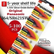 5-100PCS Panasonic SR621SW 364 watch battery Tiansuo CK is applicable to Casio LR621 Imported Silver