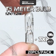 20PCS/PACK 🔥 T5 METER BULB 12V/1.2W - TXR MOTORCYCLE (S)