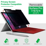 Privacy Screen Protector for Microsoft Surface Pro 8 9 X  7/6/5/4GO1/2 3 Laptop1/2/3 Removable Anti-Spy