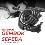 Taffguard Bicycle Lock with 5-Digit Number Code