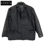 Issey Miyake 男士 16SS ME61FU178 黑色刺繡夾克 3 碼 [二手]