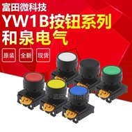 IDEC Izumi YW1B-M1E10 G R B S W Y Flat Head Reset Switch Button Multicolor