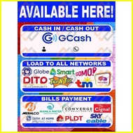 ☌ ☽ ✻ e-Business Tarpaulin (All-In-One) (GCash | Load To All Network | Bills Payment)