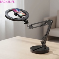 BACK2LIFE Telescopic Phone Stand, Stable Base Adjustable Height Folding Phone Stand, Phone Support B
