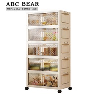 60cm70cm Clothing storage cabinet storage cabinet foldable multi-layer living room snack and toy sto