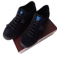 SEPATU SNEAKERS AIGNER DAVID SUEDE BLACK ORIGINAL N.SIH26